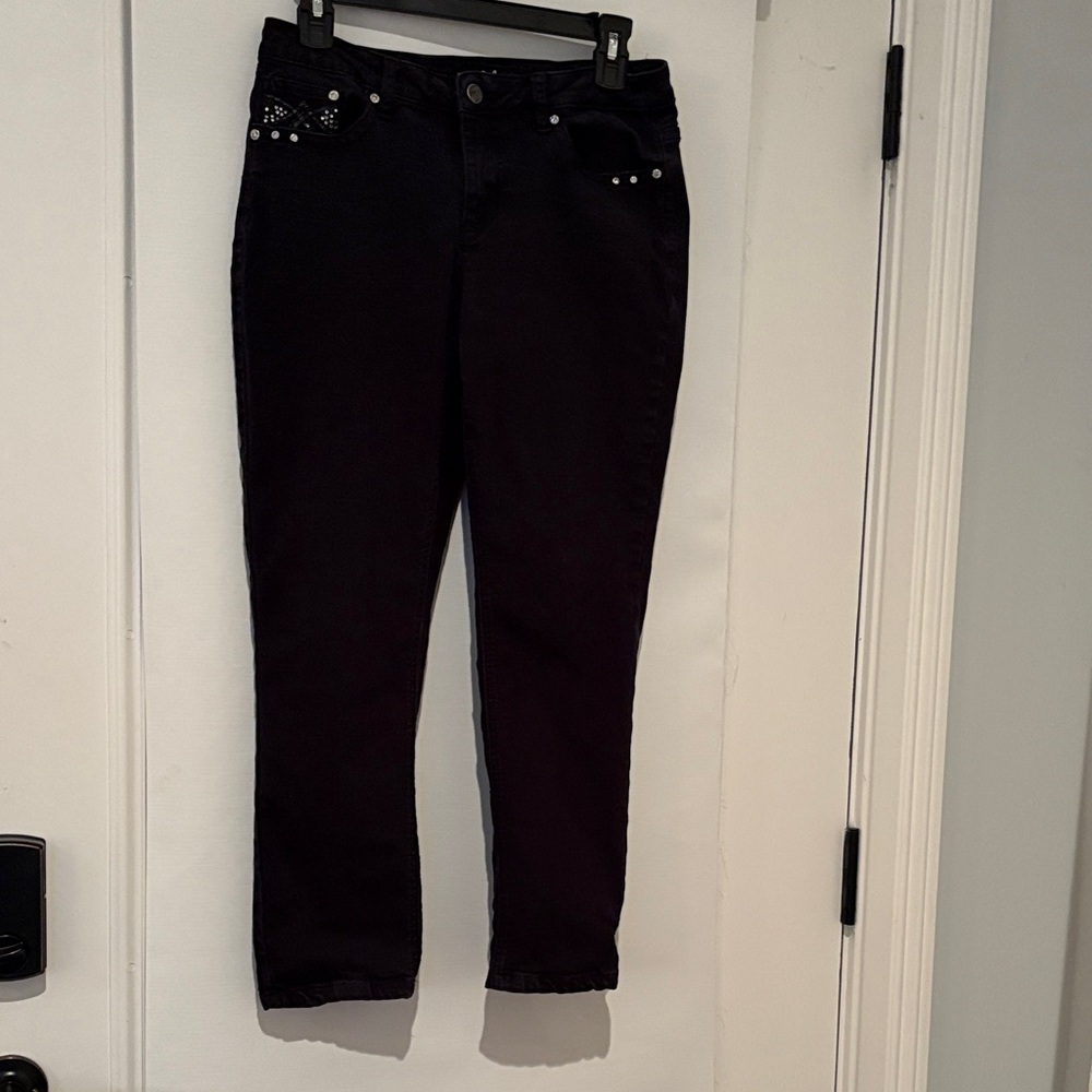Earl Jeans Women's Black Ankle Jeans